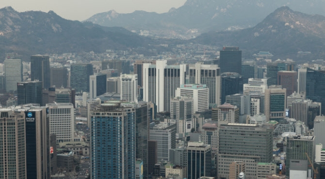 서울 시내 기업들 전경.