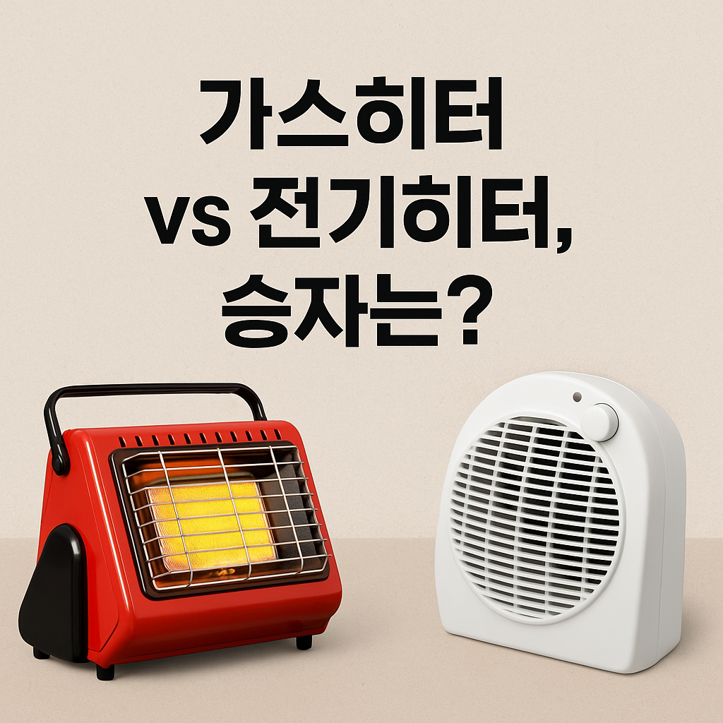 가스히터 vs 전기히터 – 어떤 난방기가 더 경제적일까? (2025 최신 분석)