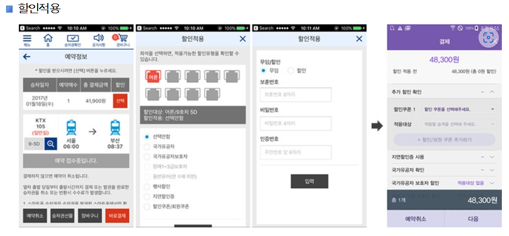 KTX 예매 방법 : 레츠코레일 , 코레일톡 으로 KTX 기차표예매 손쉽고빠르게 16