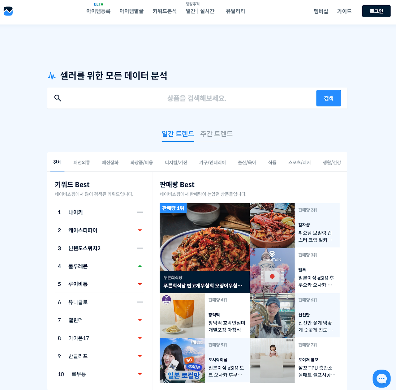 検索ボリュームと競合率を分析して検索上位表示（SEO）を助けてくれるキーワード分析ツール、アイテムスカウト