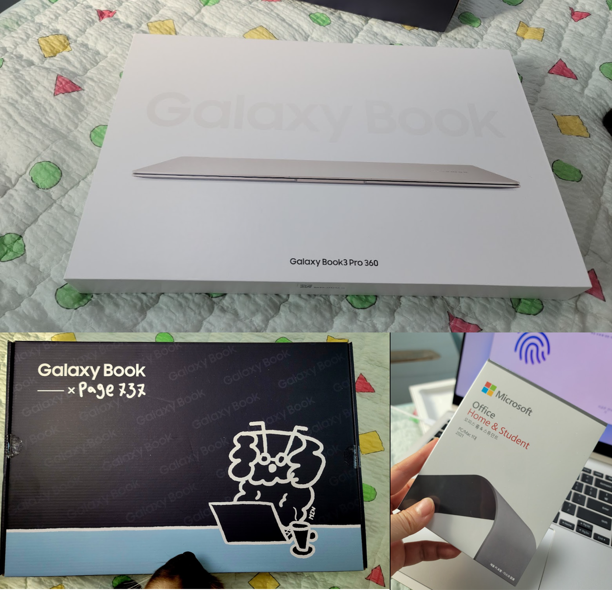 갤럭시 북3 프로 360 본체 및 사은품