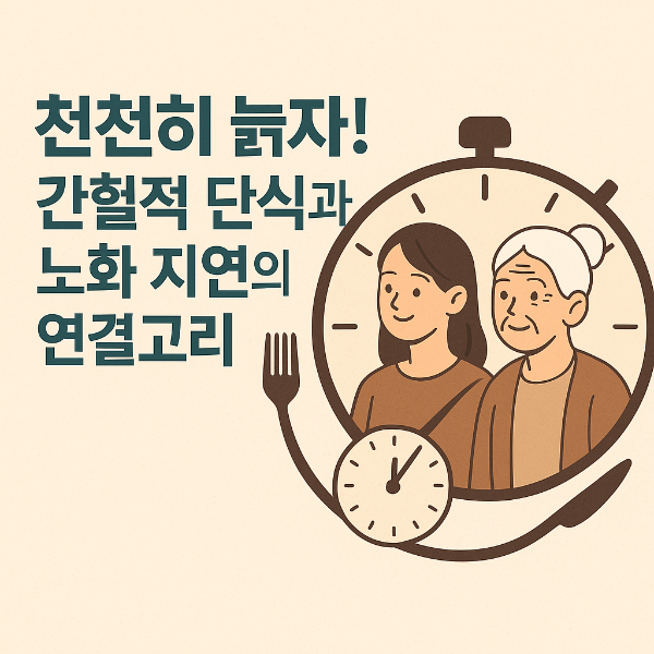 &ldquo;천천히 늙자!&rdquo; 간헐적 단식과 노화 지연의 연결고리