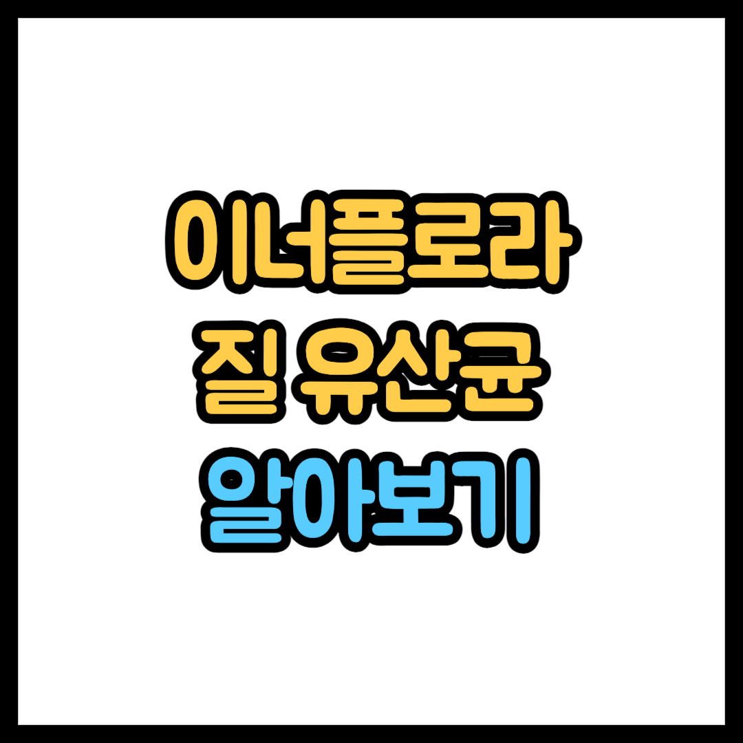 이너플로라 유산균