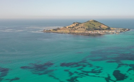 하늘에서 본 협재 물색