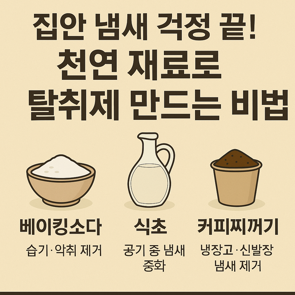 천연 재료로 탈취제 만드는 비법