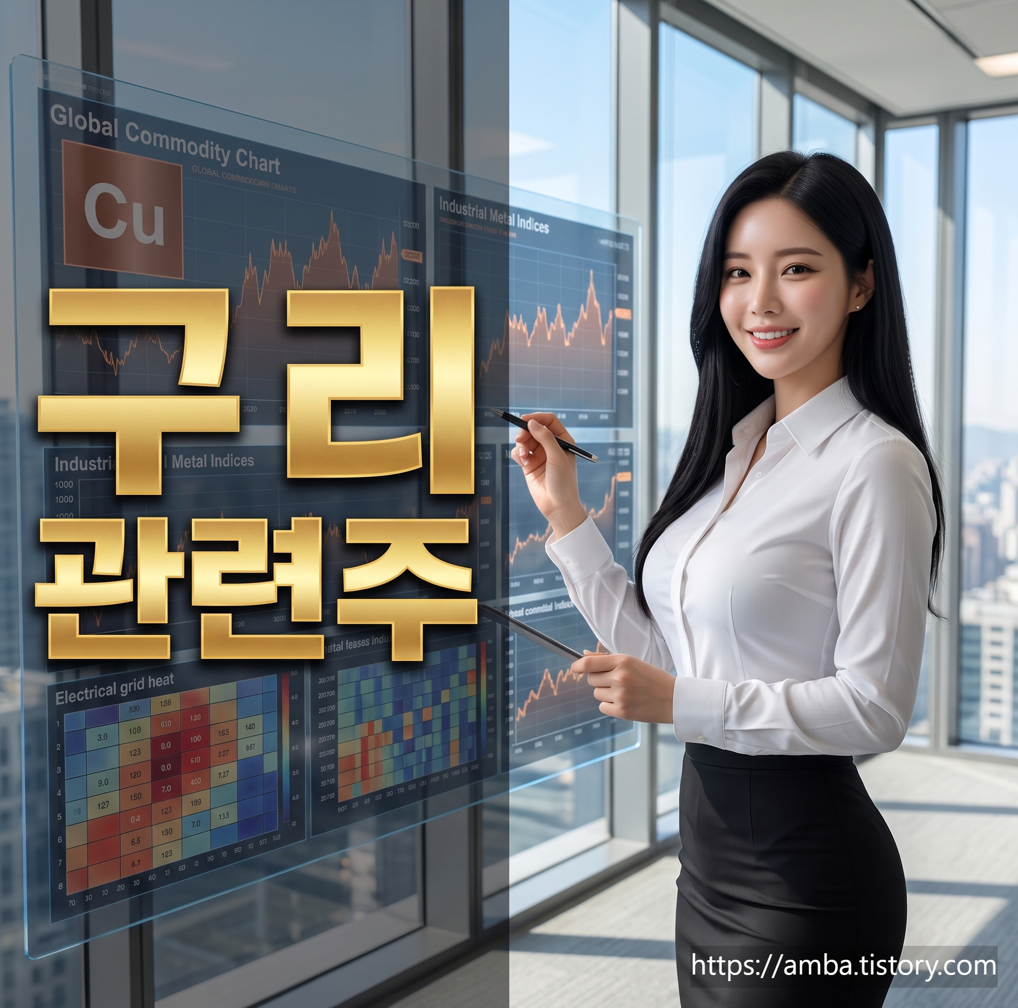 구리 관련주와 여성 주식 전문가
