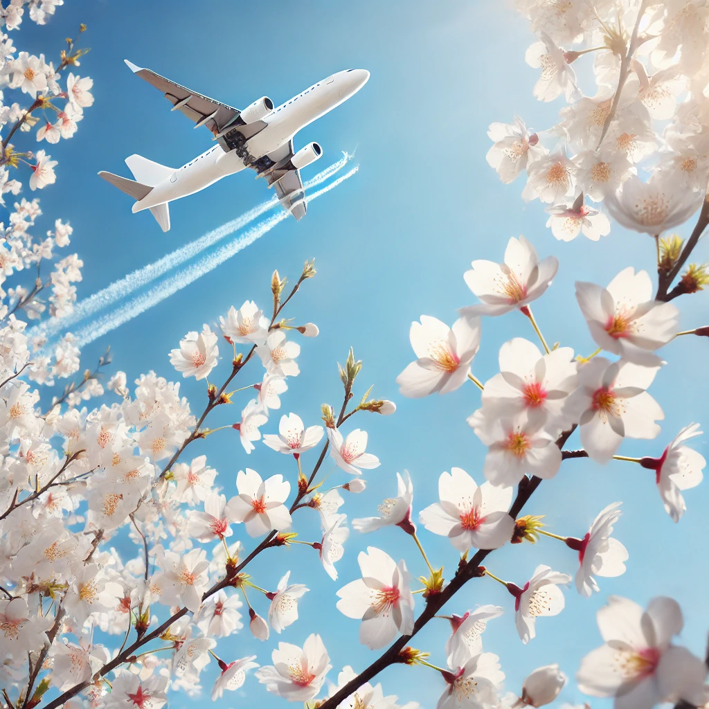 비행기타고 군항제 보러가기