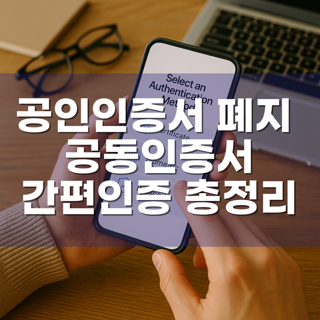 공인인증서 폐지 이후, 공동인증서·간편인증 총정리