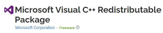 Microsoft-Visual-C++-Redistributable-Package