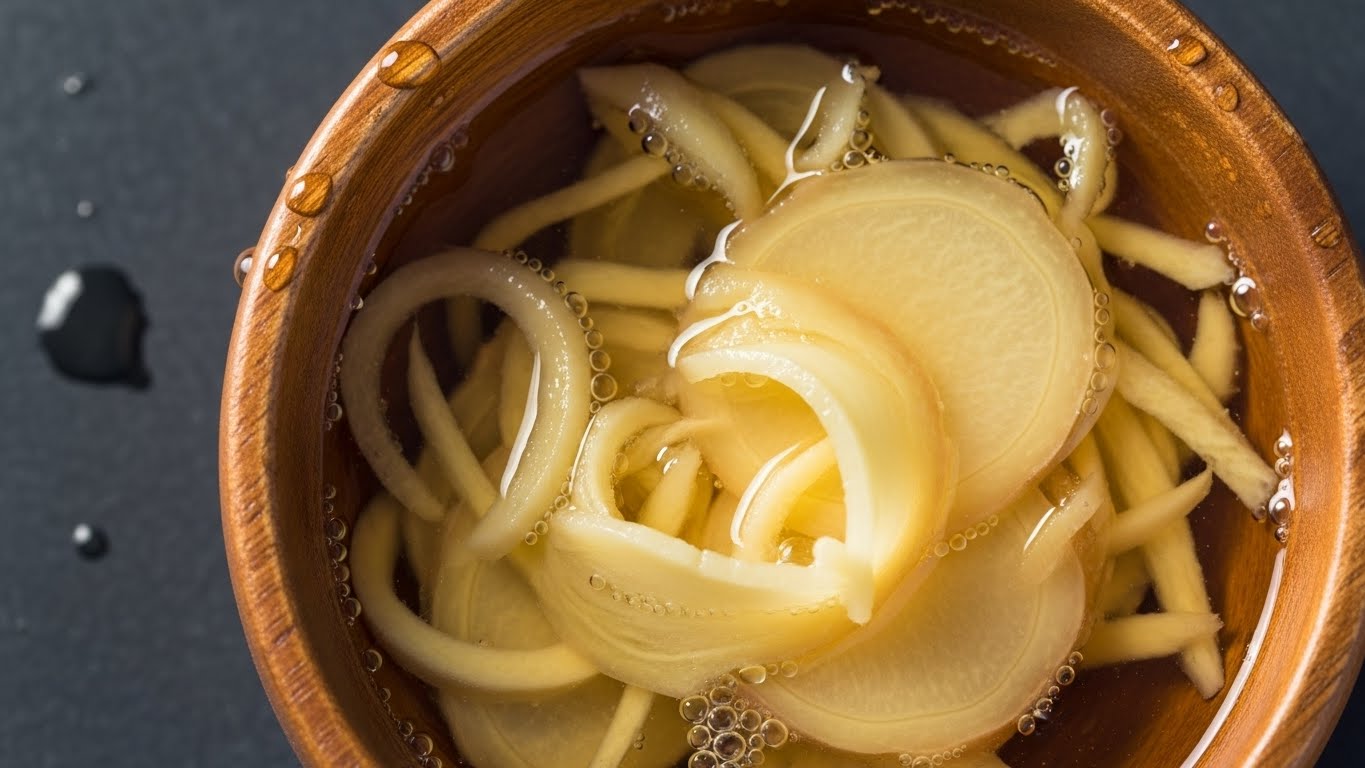 감기초기생강차