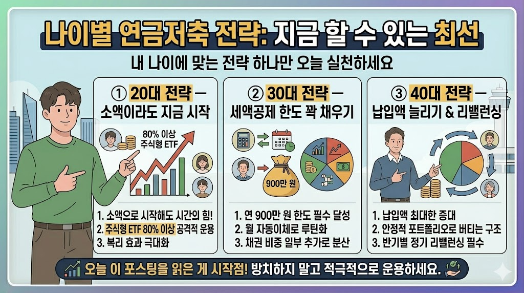 연금저축 투자전략 마무리