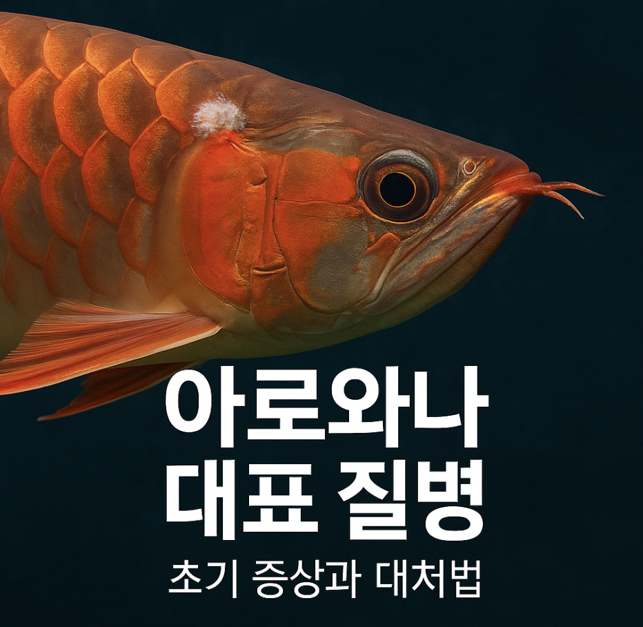아로와나 대표 질병, 초기 증상과 대처법