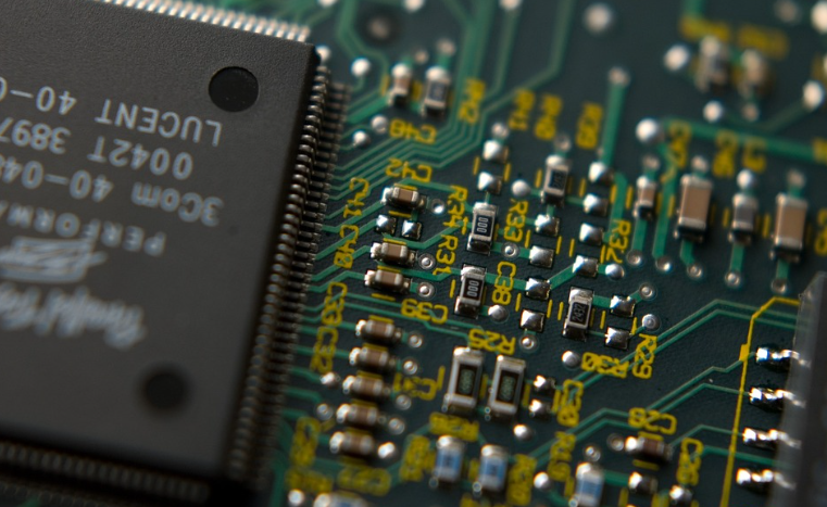 반도체 확대 사진