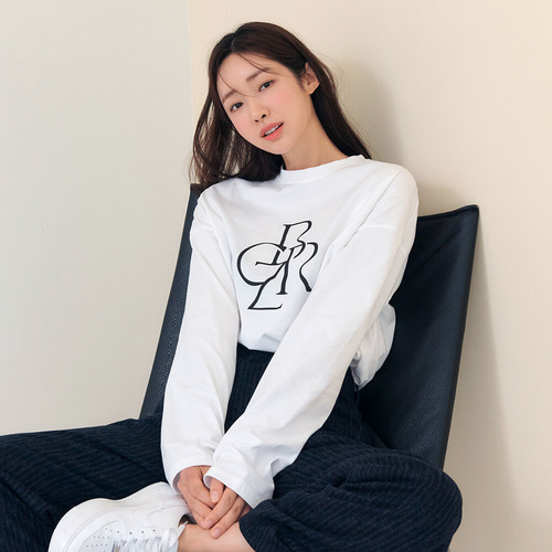 시티브리즈 22FW 그래픽 베이직 긴팔 티셔츠