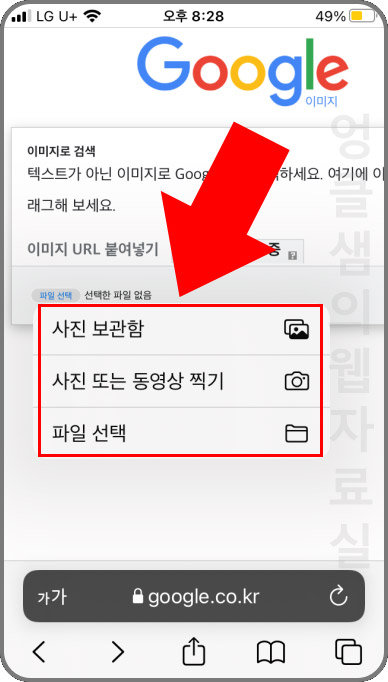구글 이미지 검색 사진 보관함