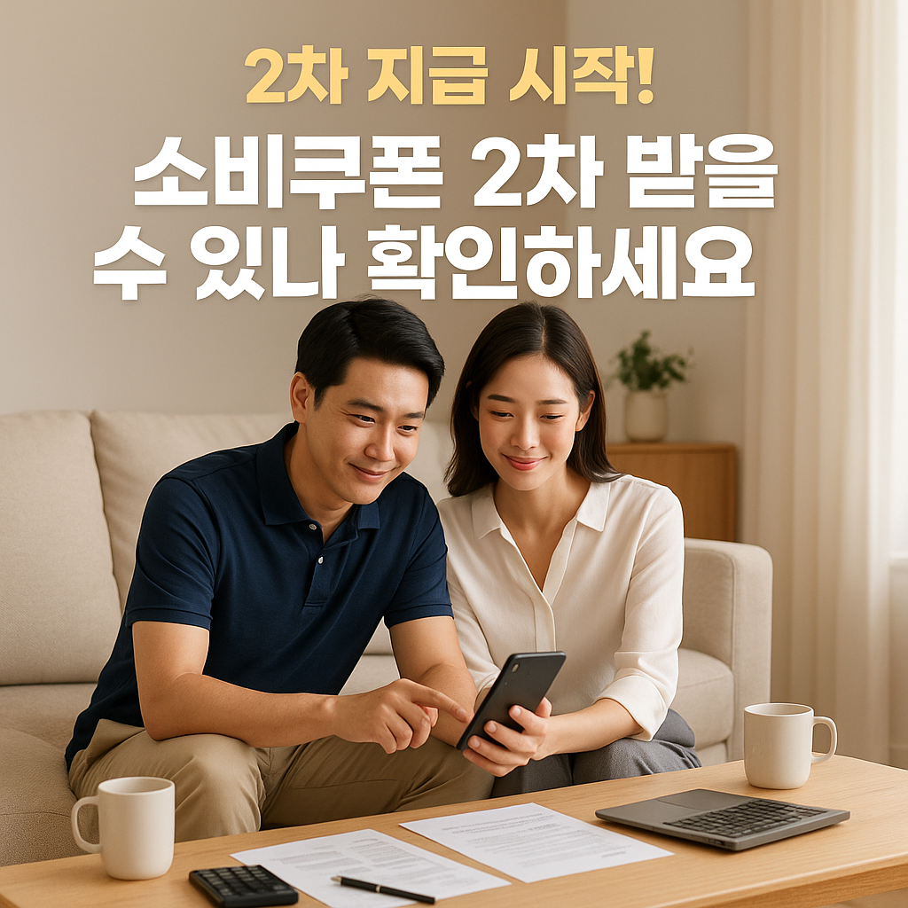 소비쿠폰 2차 받을 수 있나 확인하세요 (출처: 관계부처합동))