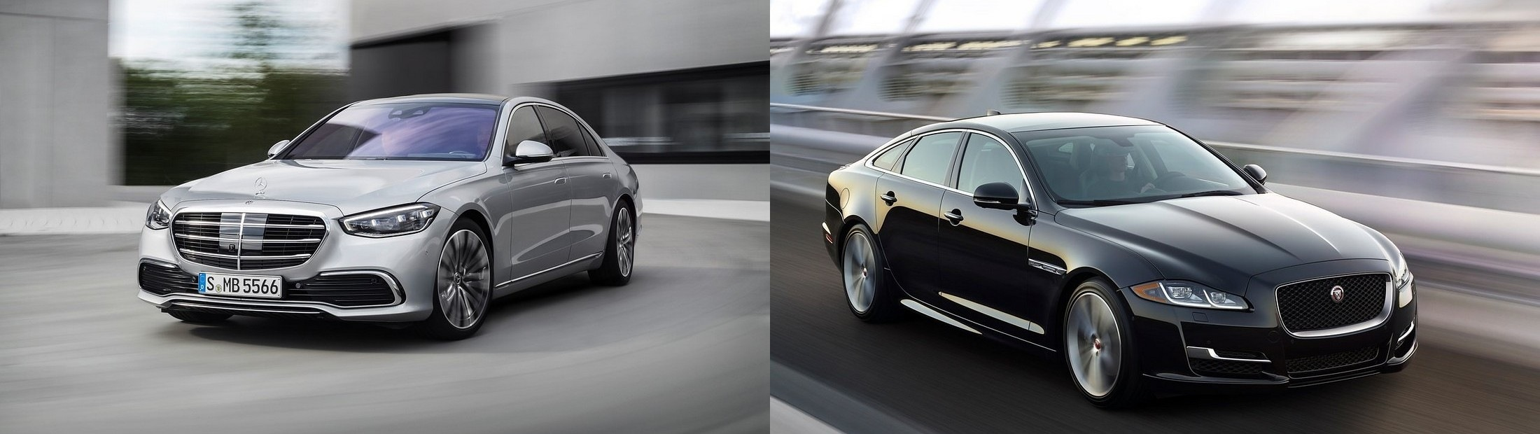 벤츠 S350d, 재규어 XJ