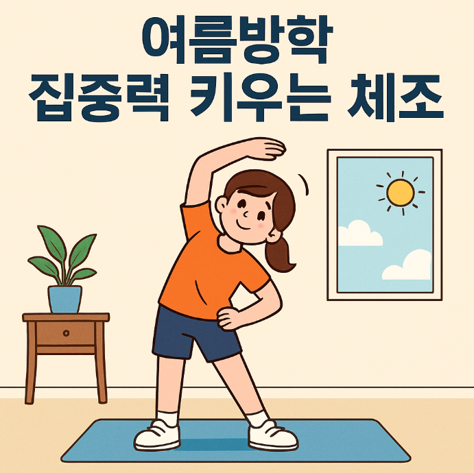 이번 여름방학을 활용한 집중력 키우는 체조 추천