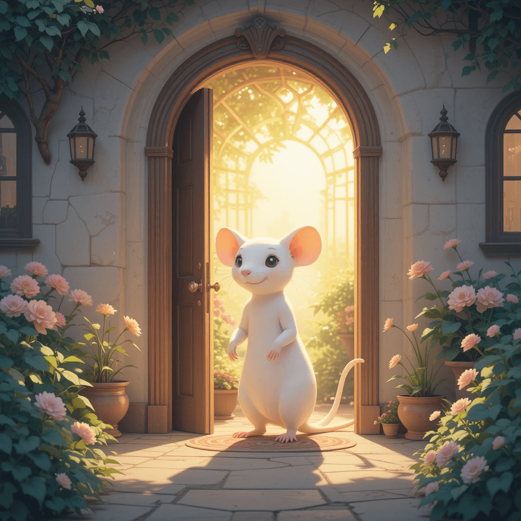 쥐가 나오는 길몽 중 흰쥐가 집으로 들어오는 꿈