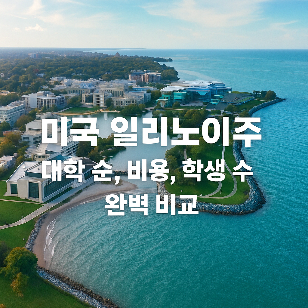 미국 대학 순위-일리노이주 대학 순위, 비용, 학생 수 완벽 비교 이미지