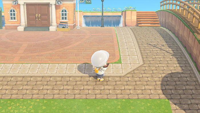 동물의 숲 안내소 광장꾸미기