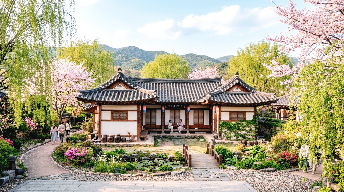 5월의 싱그러움이 가득한 경주 한옥 스테이 풍경