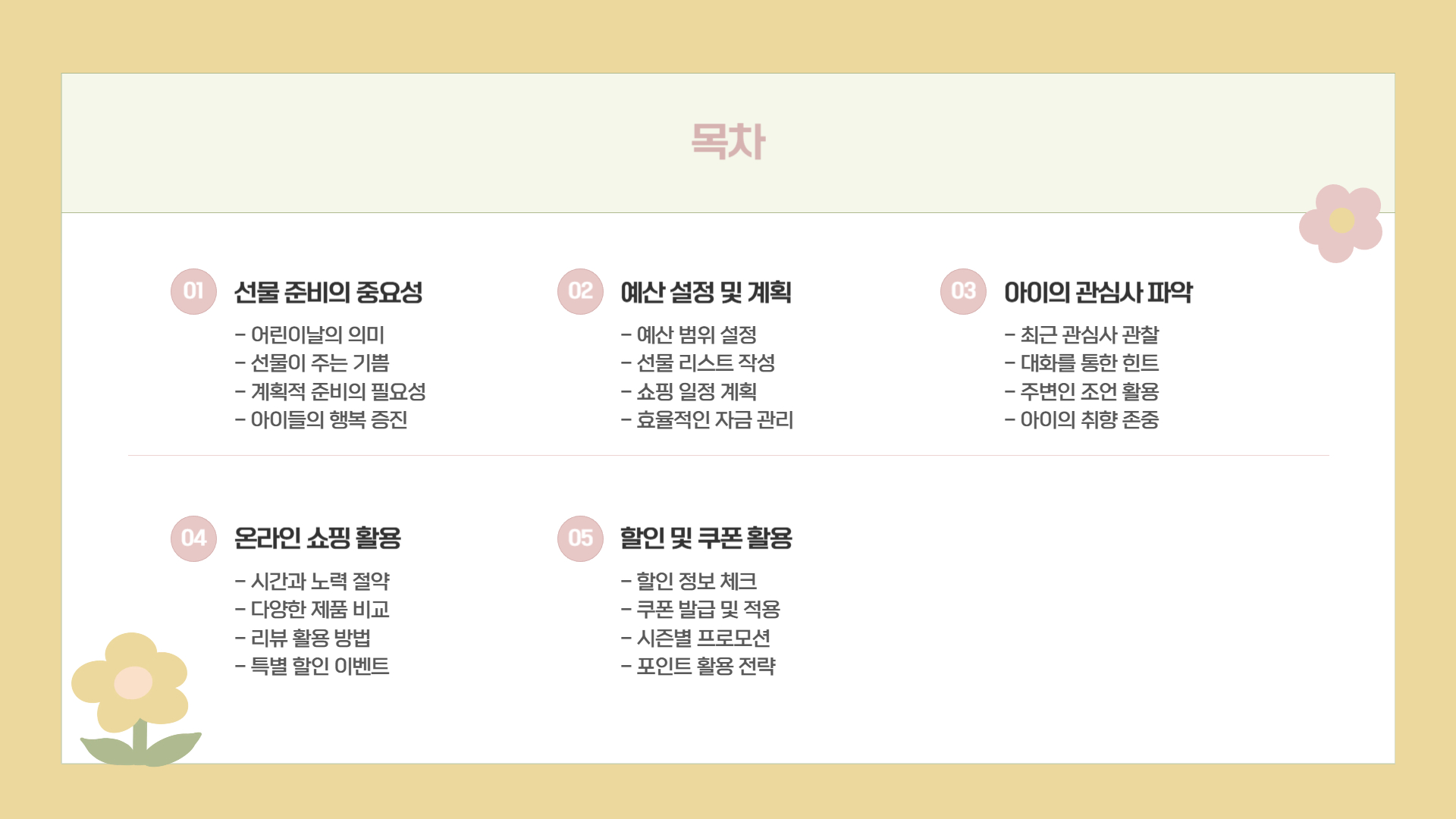 어린이날 선물 준비 팁 효율적인 쇼핑 방법