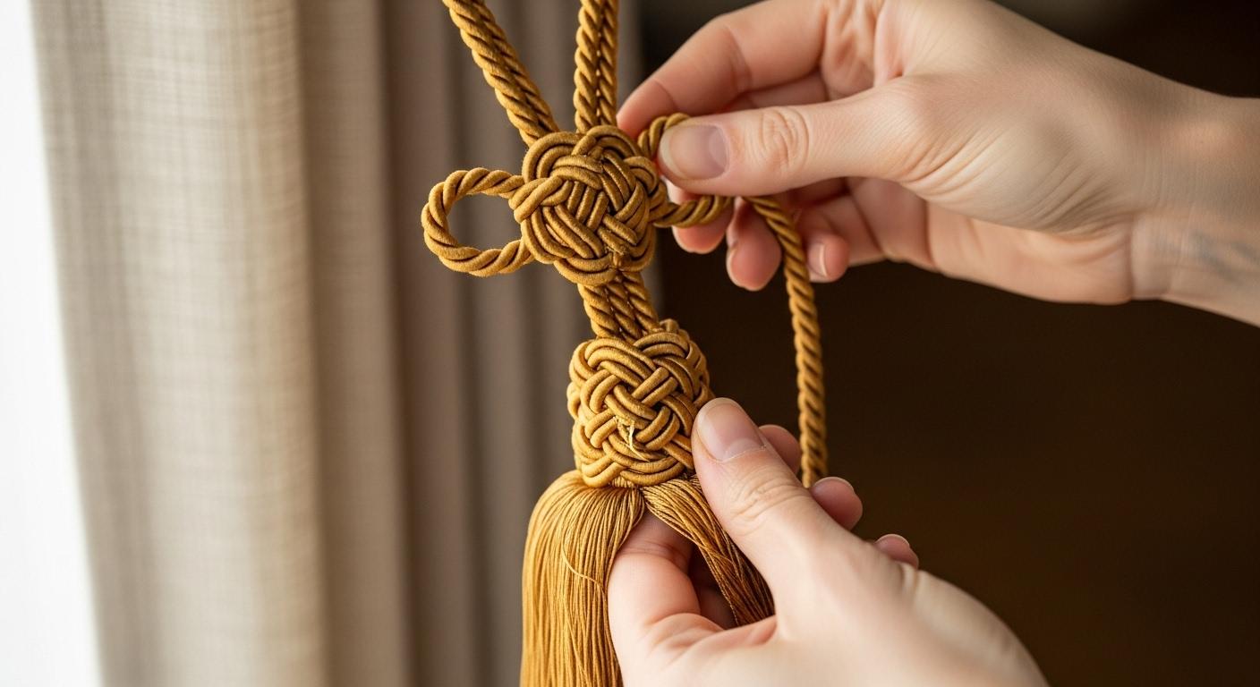 커텐테슬묶는법