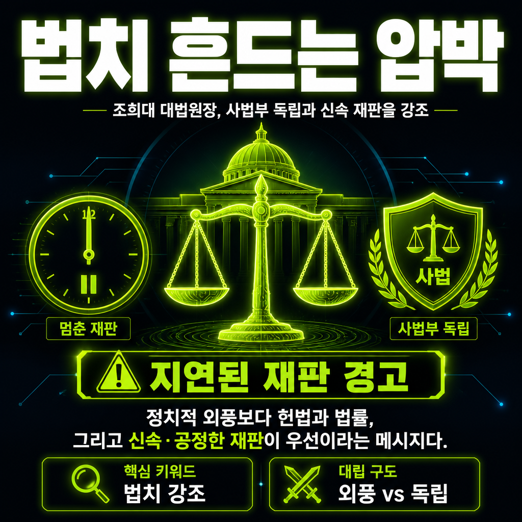법치 흔드는 압박