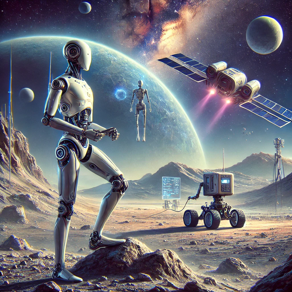 우주탐사하는 로봇
