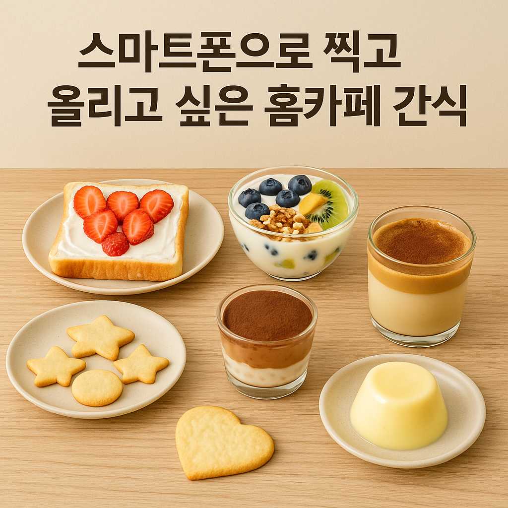 스마트폰으로 찍고 올리고 싶은 홈카페 간식-1