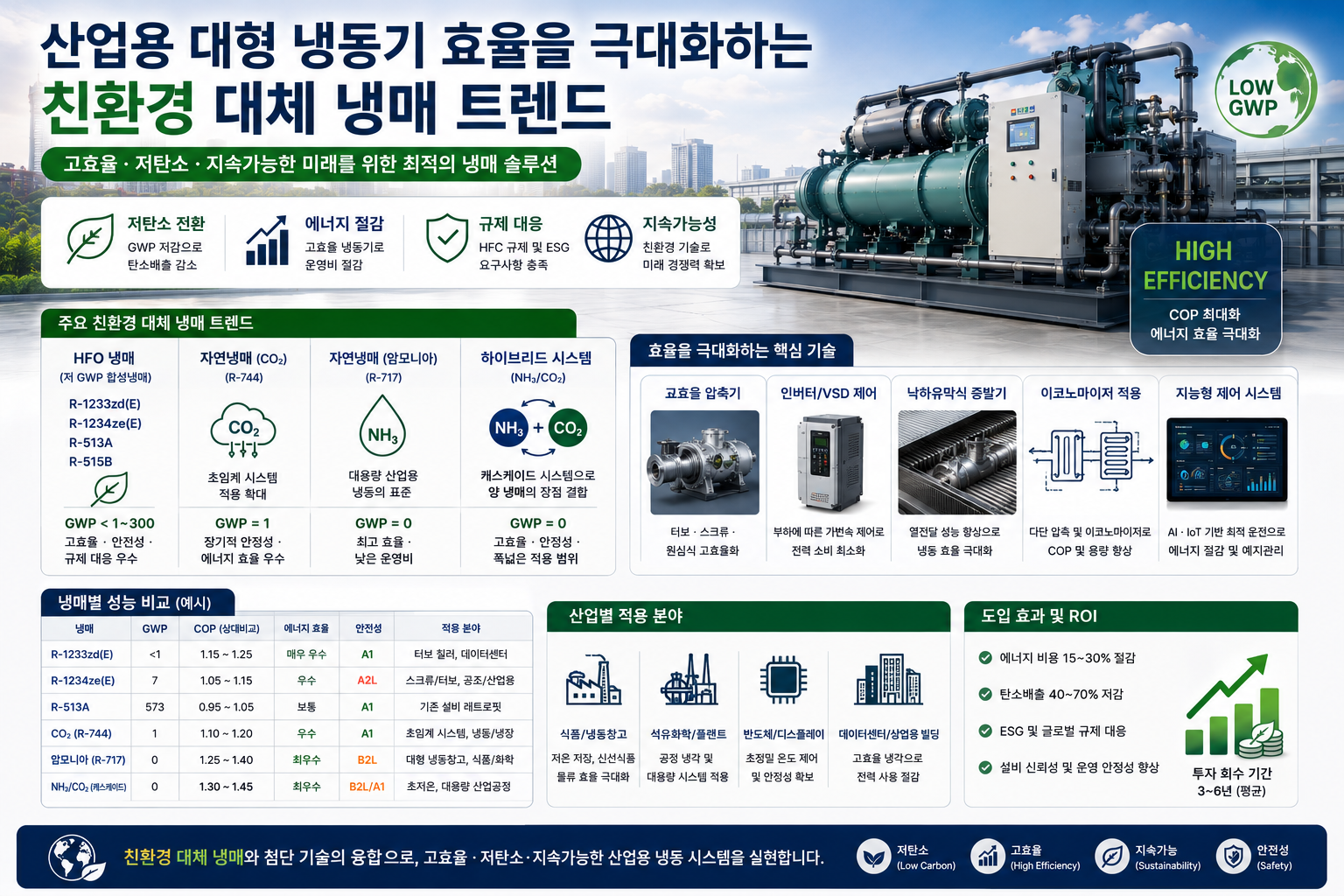 2026 글로벌 친환경 냉동기 기술 로드맵