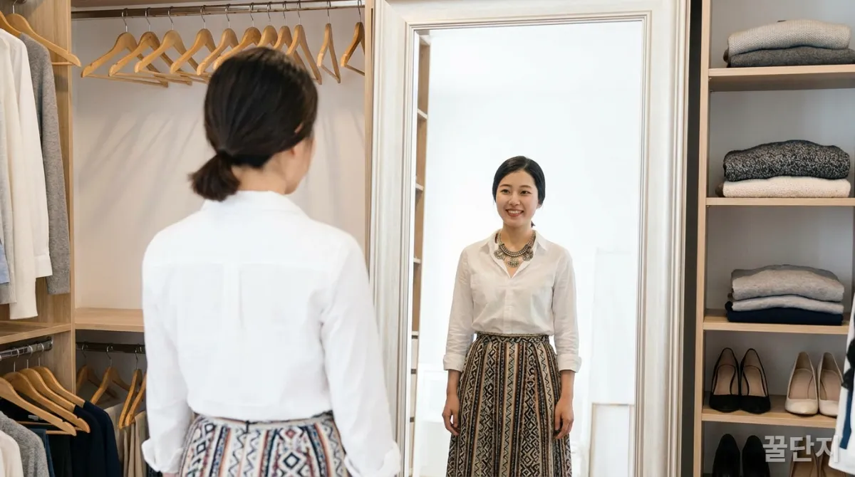 클래식과 유행 아이템을 조화롭게 스타일링하는 MZ세대