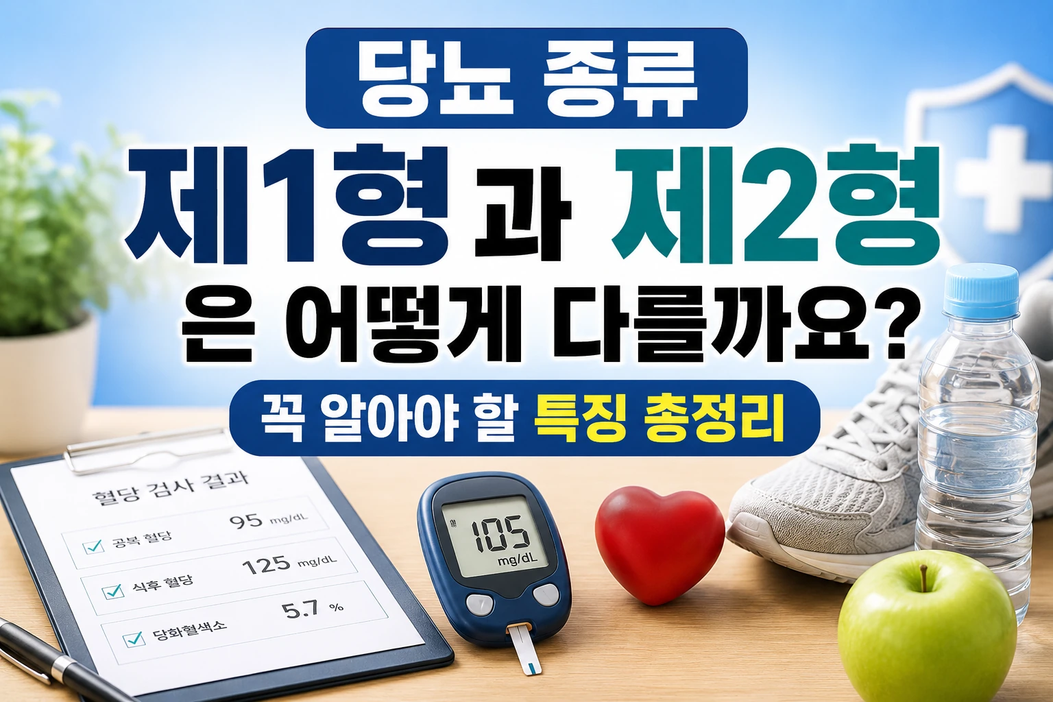 당뇨 종류, 제1형과 제2형은 어떻게 다를까요 꼭 알아야 할 특징 총정리