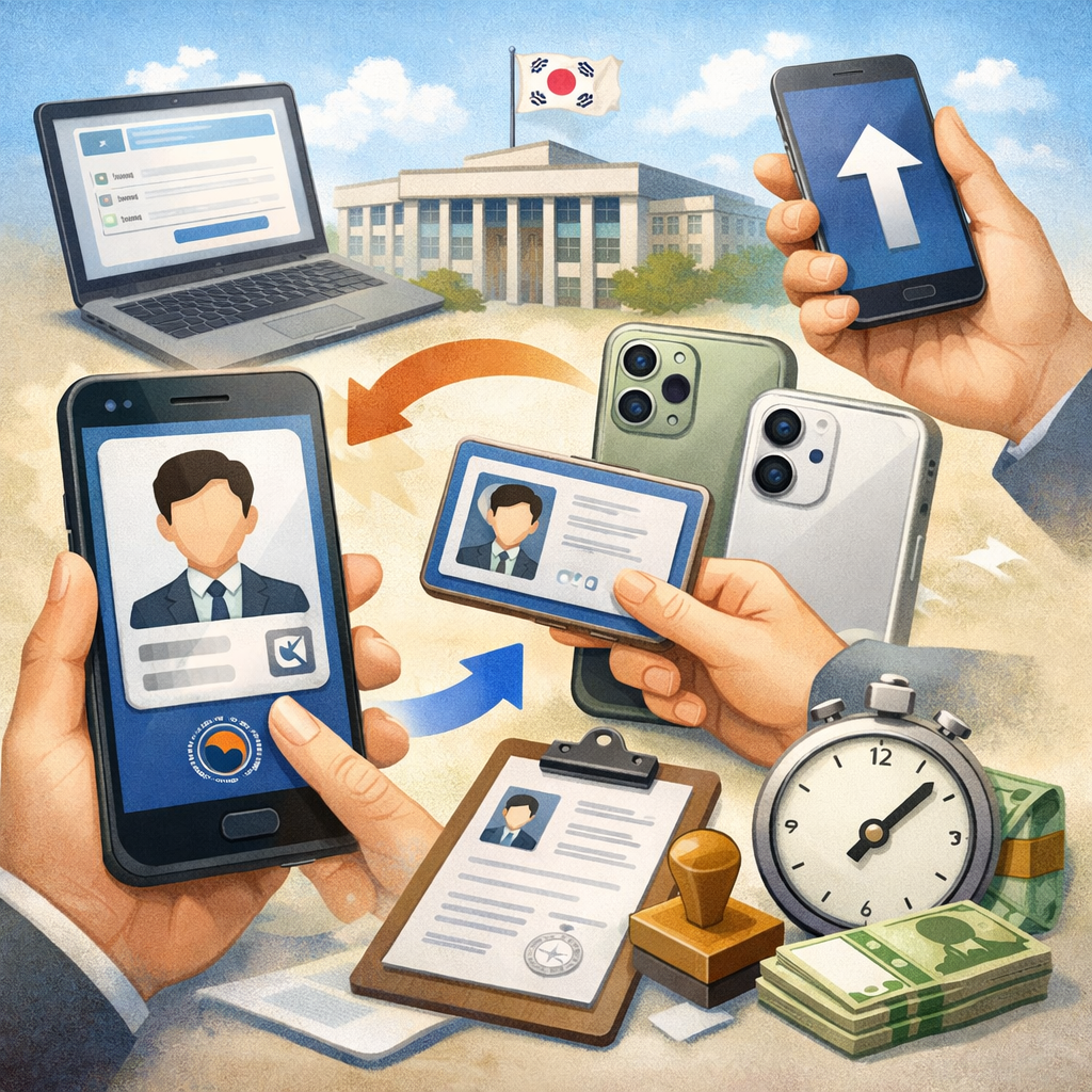모바일 공무원증 발급 방법 총정리|갤럭시·아이폰 신청부터 재발급까지 관련 사진
