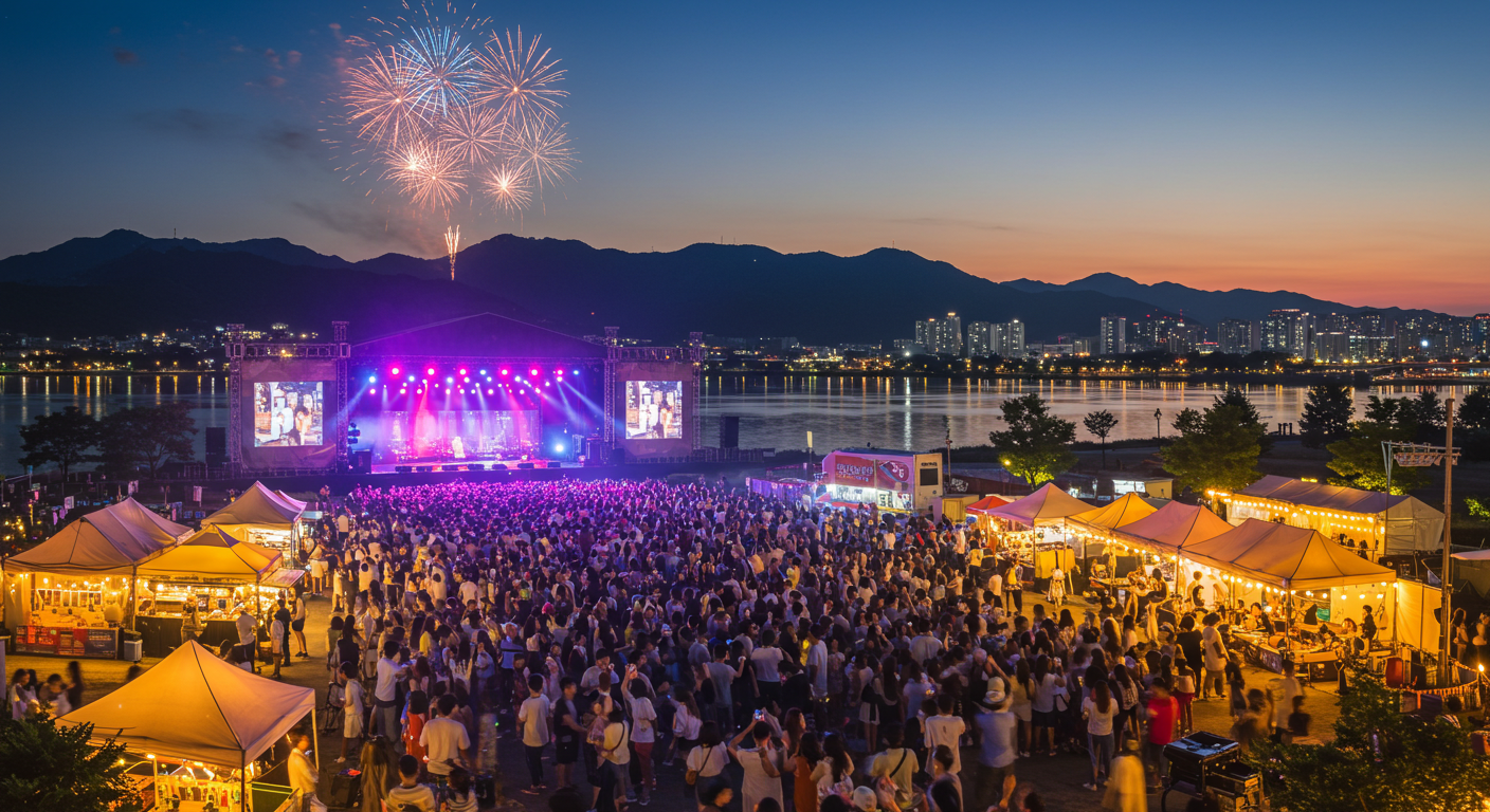 2025 홍천강 별빛음악 맥주축제 총정리 : 공연&middot;맥주&middot;야경 완벽 코스