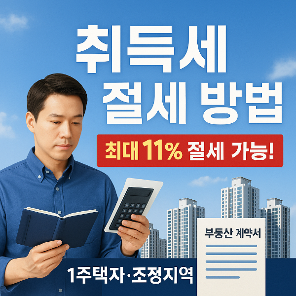 취득세 절세 방법 썸네일 이미지입니다.