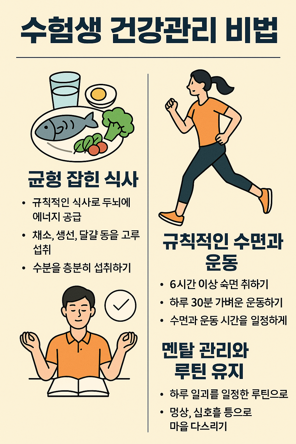수험생 건강관리