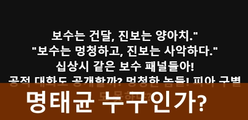 명태균 누구