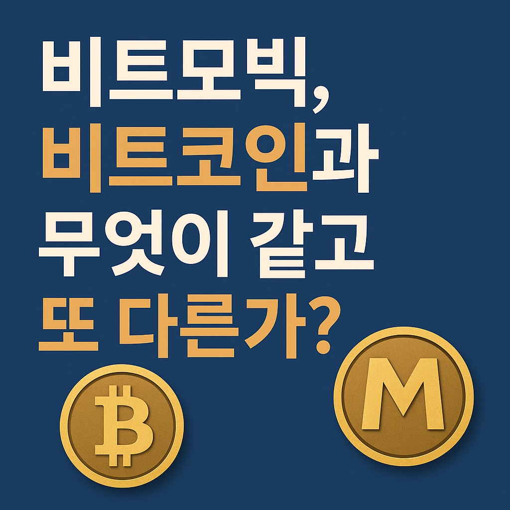 비트모빅, 비트코인과 무엇이 같고 또 다른가?