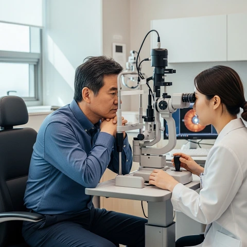 망막 검사는 눈 건강뿐 아니라 심혈관질환 위험 예측에도 도움이 됩니다
