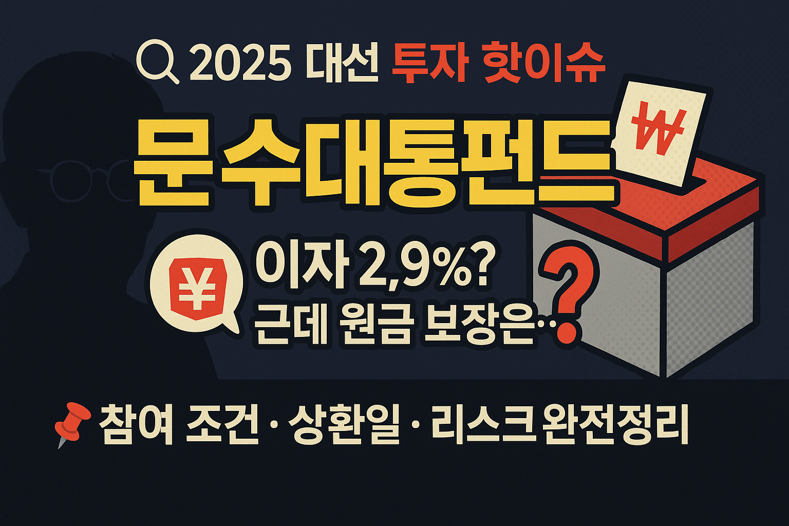 문수대통펀드 뭐길래? 이자율&middot;상환일&middot;위험성 총정리