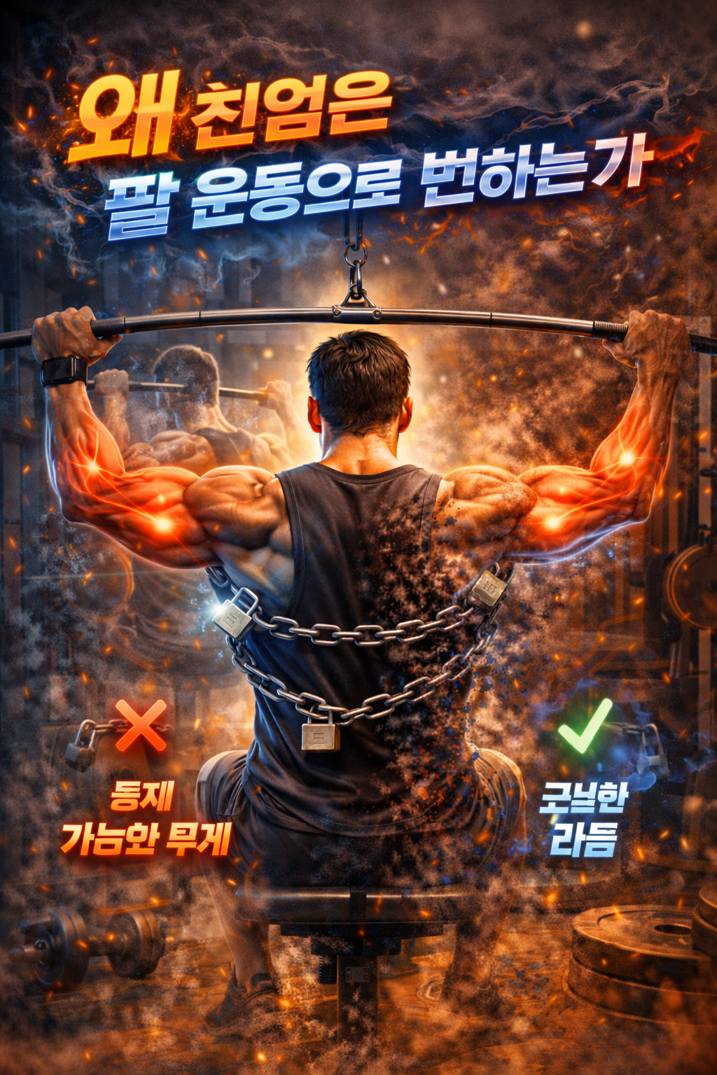 왜 친업은 팔 운동으로 변하는가