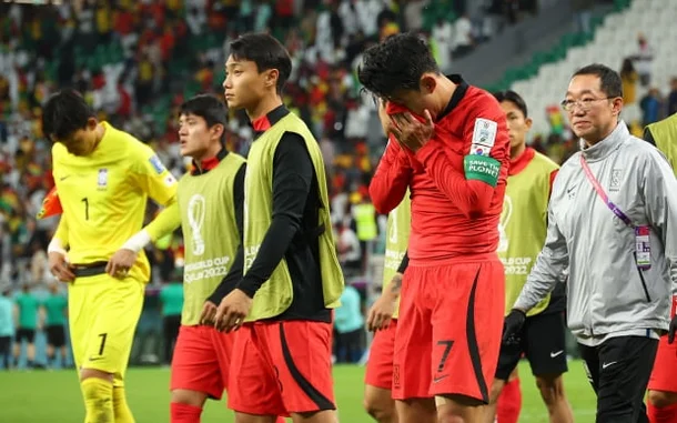 가나전에 3-2로 석패한 한국