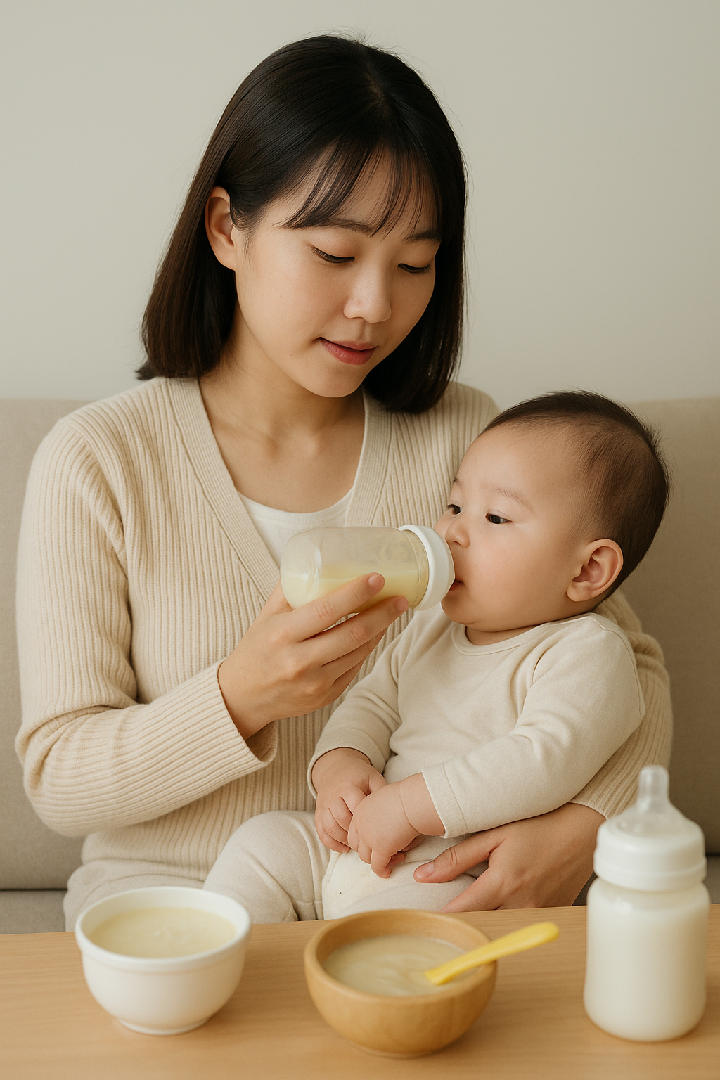 이유식과 수유, 분유 관련 사진