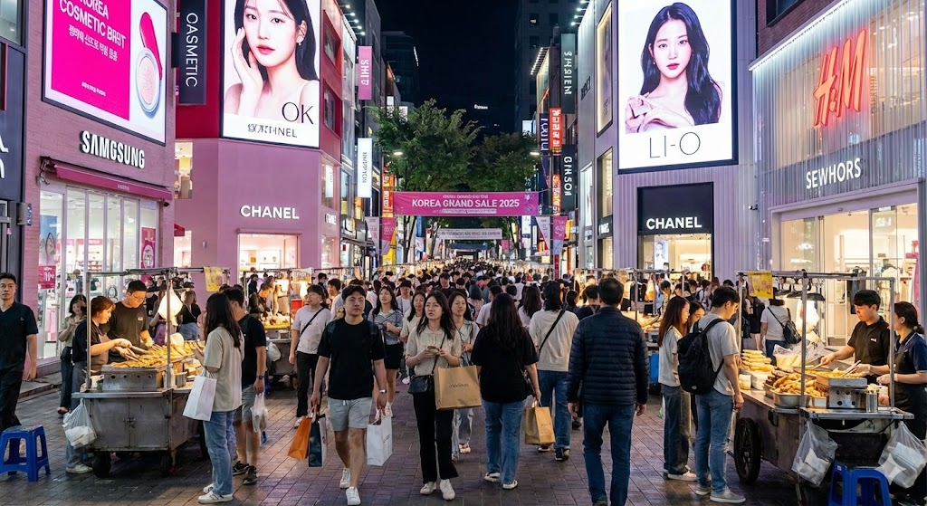 The Best Time to Shop in Korea Myeong-dong Street