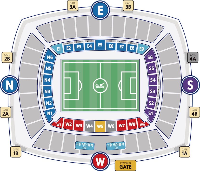 수원월드컵경기장 좌석도