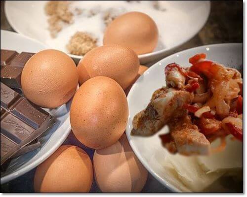 달걀과 닭가슴살