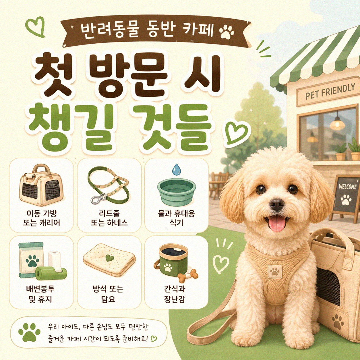 반려동물과 카페 갔을 때 알아두면 달라지는 것들