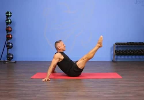 The Hip Twist with Stretched Arms (힙 트위스트)